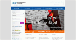 Desktop Screenshot of bcbsms.com